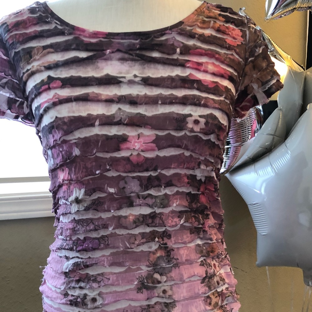 Springtime floral top